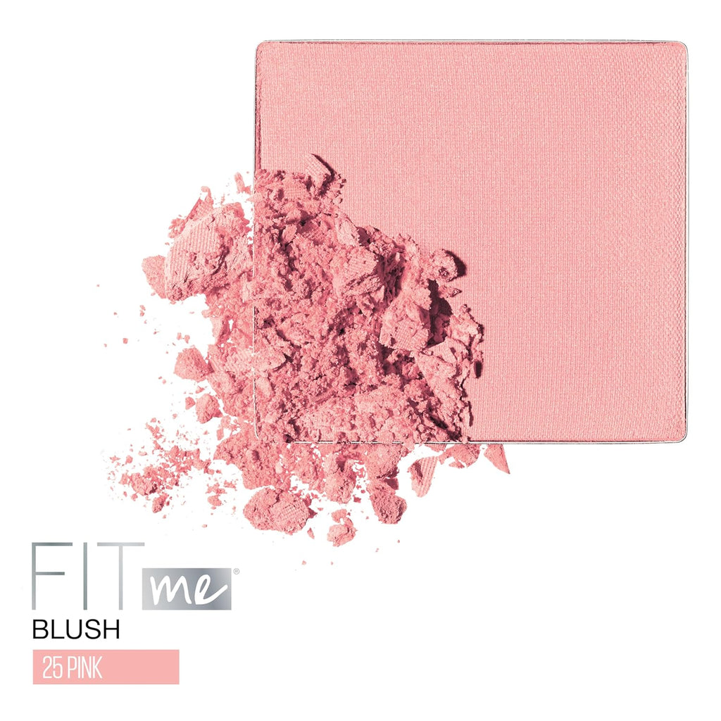 Maybelline Fit Me Blush, Lightweight, Smooth, Blendable, Long-Lasting All-Day Face Enhancing Makeup Color, Pink, 1 Count