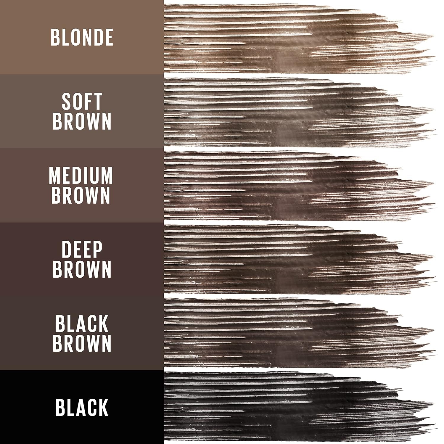 Maybelline Tattoo Studio Brow Styling Gel, Waterproof Eyebrow Make Up, Brow Tint for up to 36HR Wear, Medium Brown, 1 Count