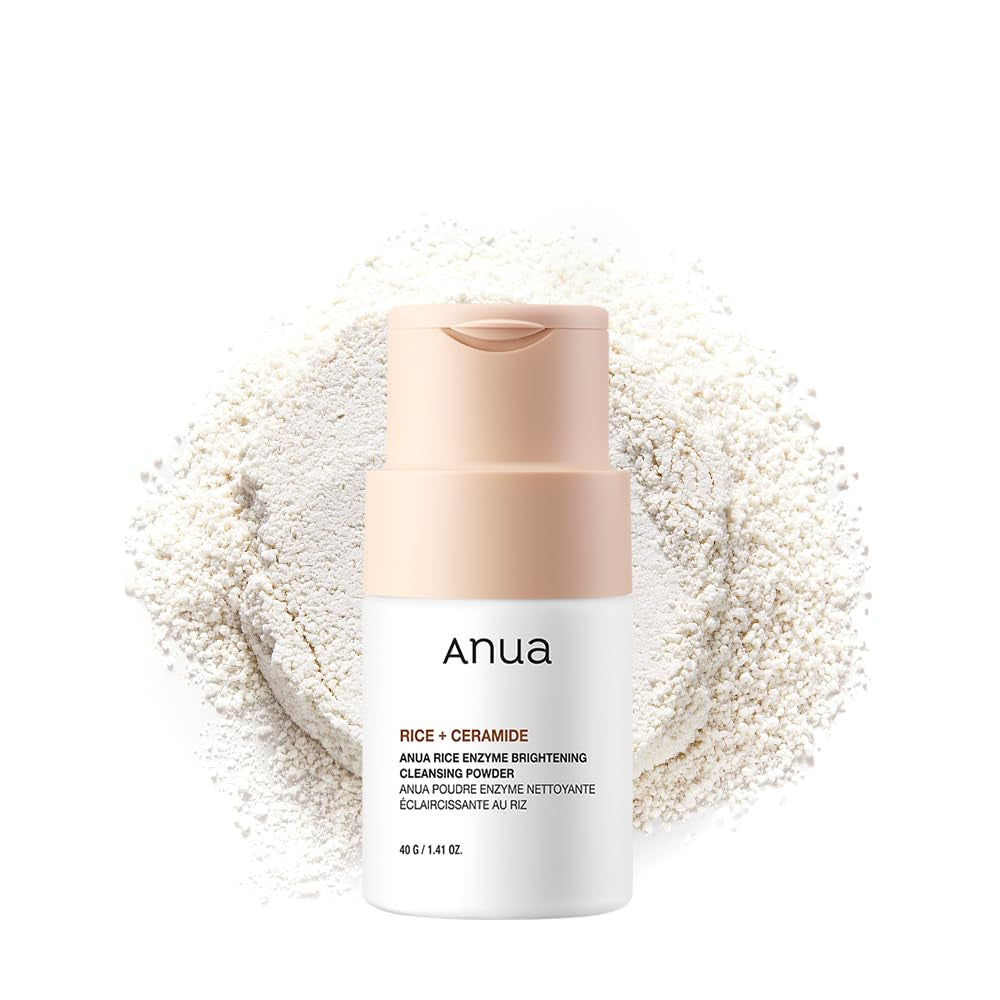 Rice Enzyme Brightening Cleansing Powder, Exfoliating Powder-To-Foam Cleanser, Smooth Texture & Clarity, Hydrating & Gentle Formula, Korean Skincare,1.41 Fl.Oz | Exfoliating Powder-To-Foam Cleanser, Smooth Texture & Clarity, Hydrating & Gentle Formula, Korean Skincare