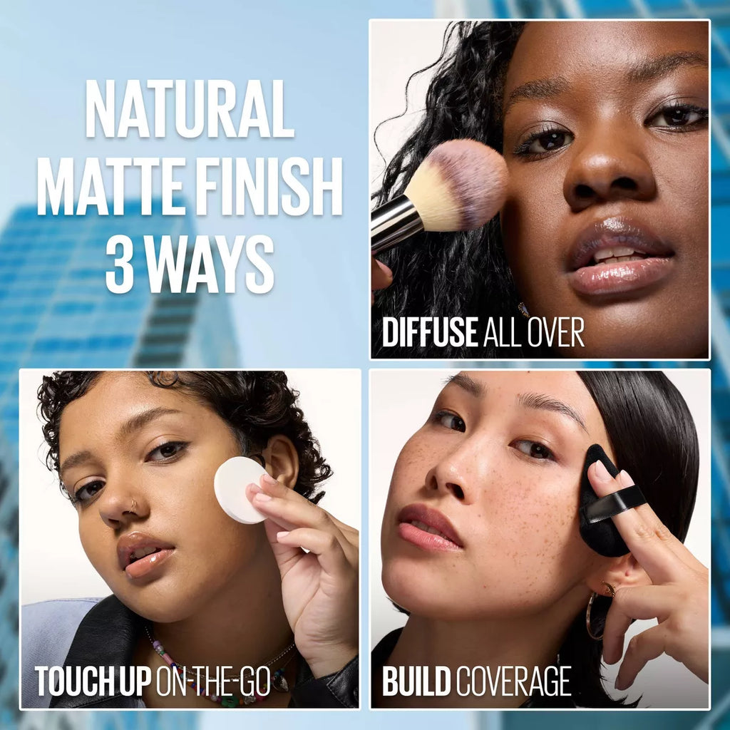 Maybelline Fit Me Matte + Poreless Pressed Face Powder Makeup - 0.29Oz