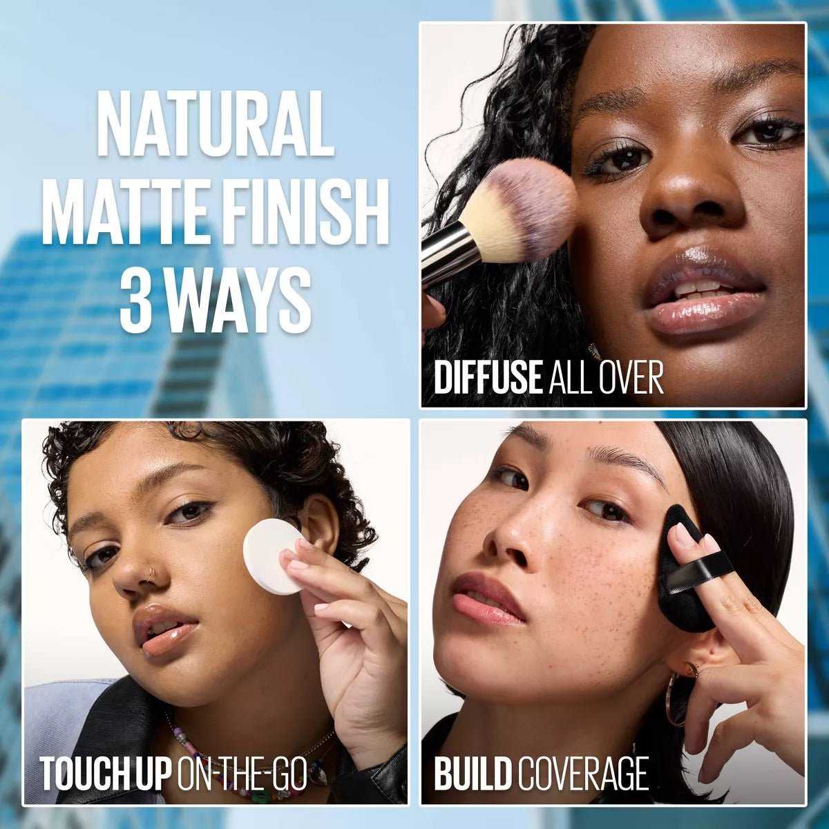 Maybelline Fit Me Matte + Poreless Pressed Face Powder Makeup - 0.29Oz