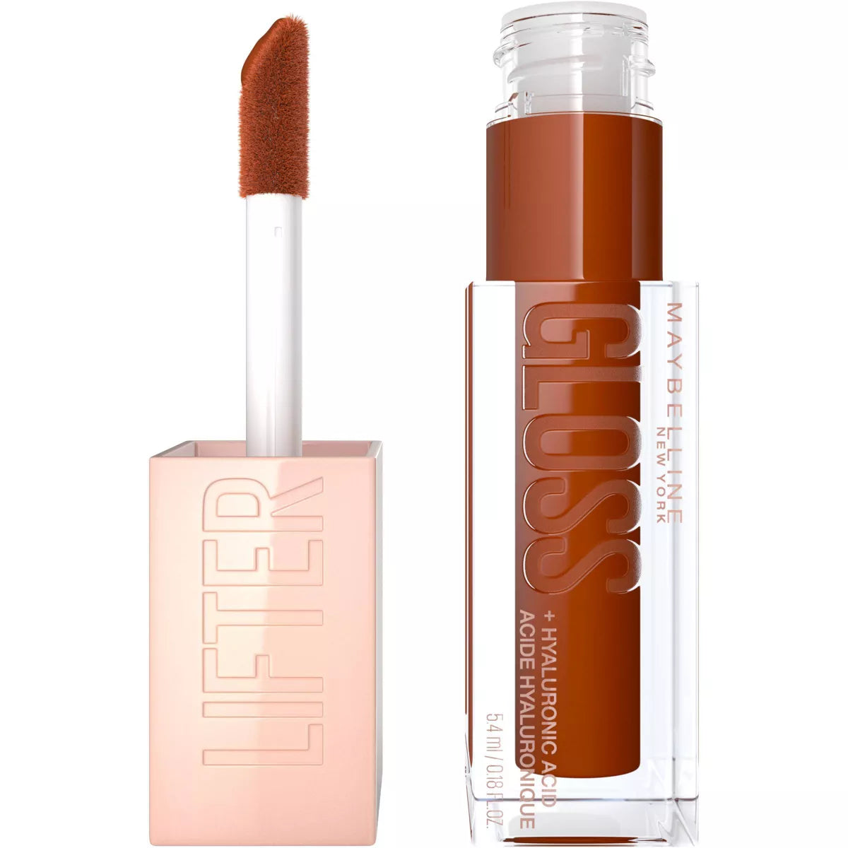 Maybelline Lifter Gloss Plumping Lip Gloss with Hyaluronic Acid - 0.18 Fl Oz