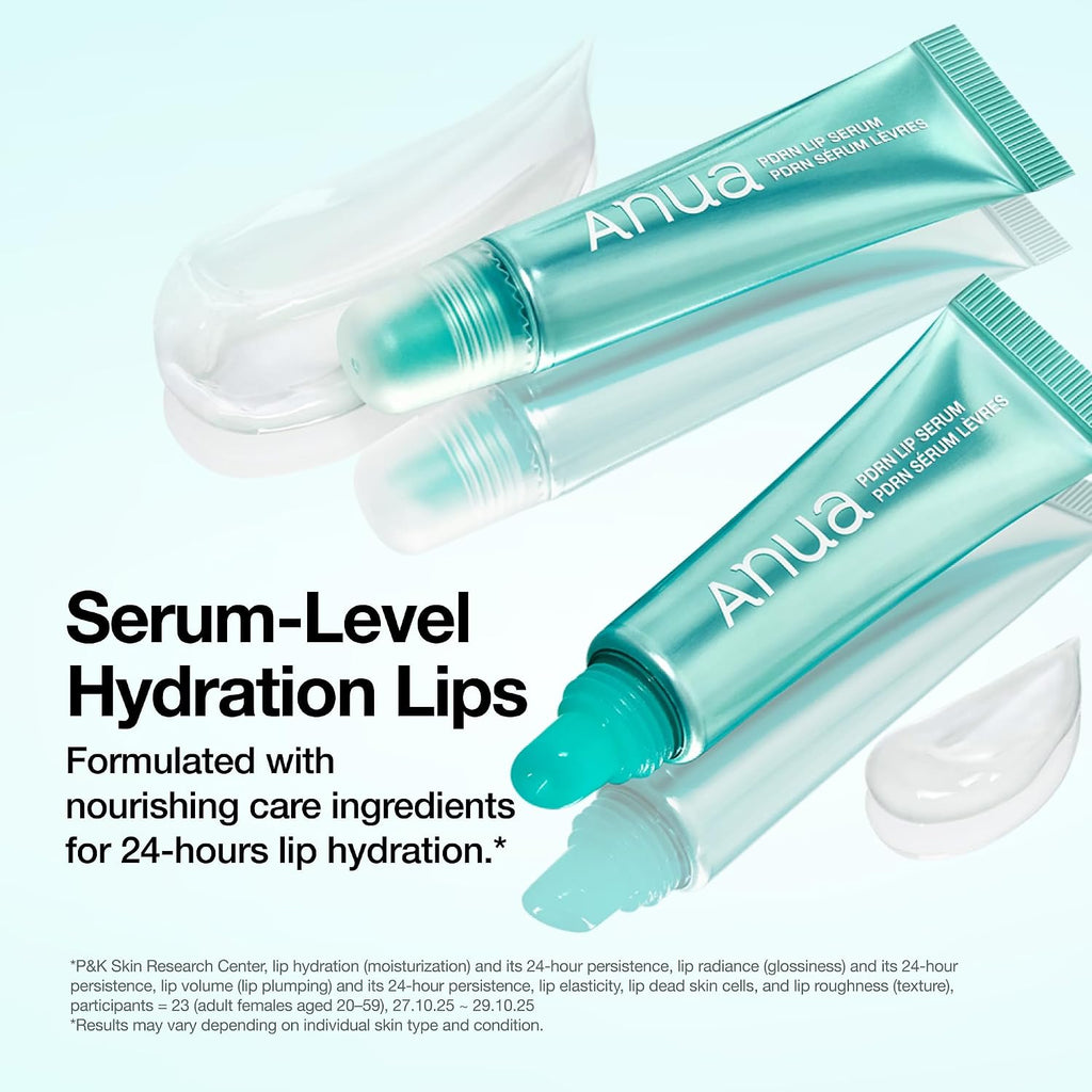 PDRN Lip Serum, 0.33 Fl.Oz | Long-Lasting Hydration for Dry Skin, Non-Sticky Moisturizing Lip Care with Salmon DNA, Hyaluronic Acid & Collagen