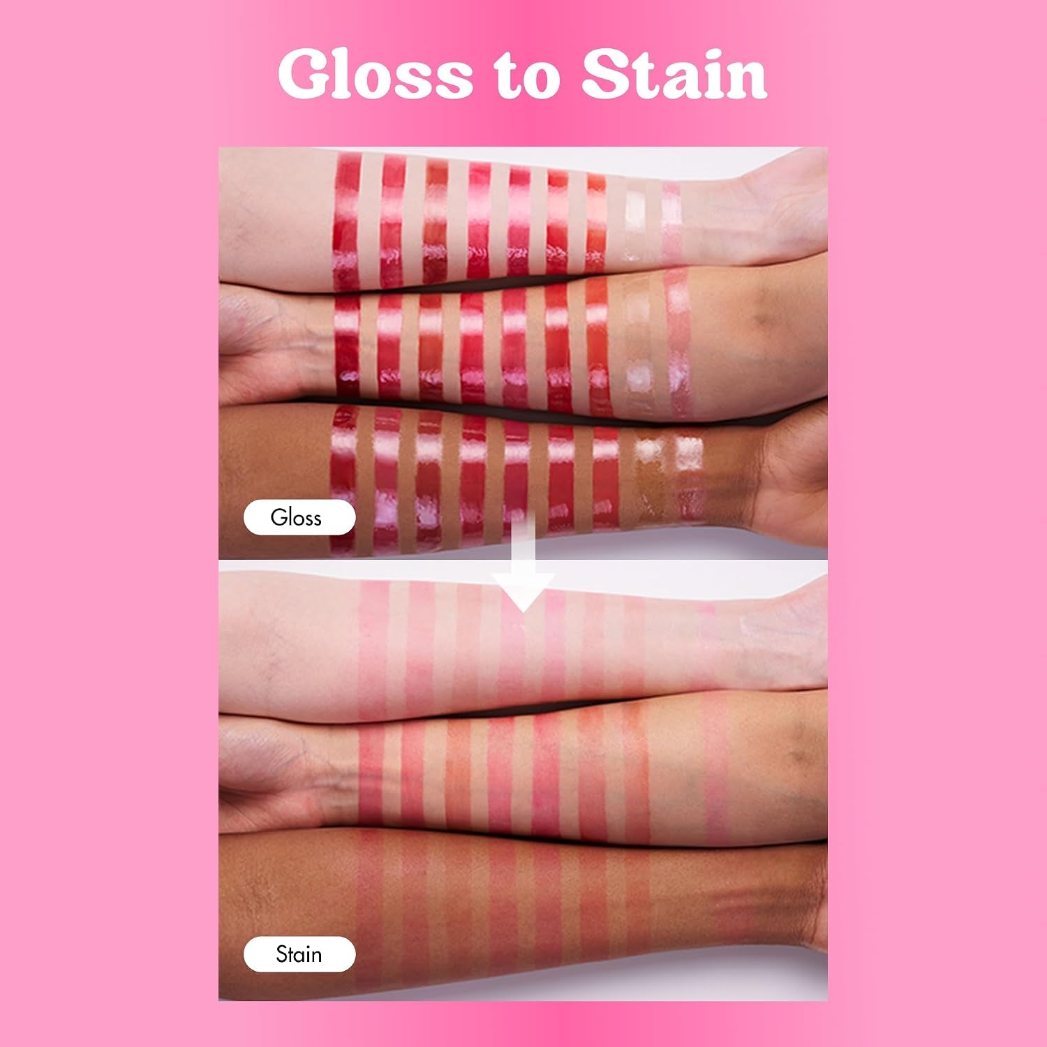 Fruity Glass Tint 07 Shy Guava | Korean Long Lasting & Waterproof Lip Stain| Glossy Lip Gloss with Lovely Soft Pink Shade | Buildable, Blendable, Moisturizing, Non-Sticky | 0.11 Oz