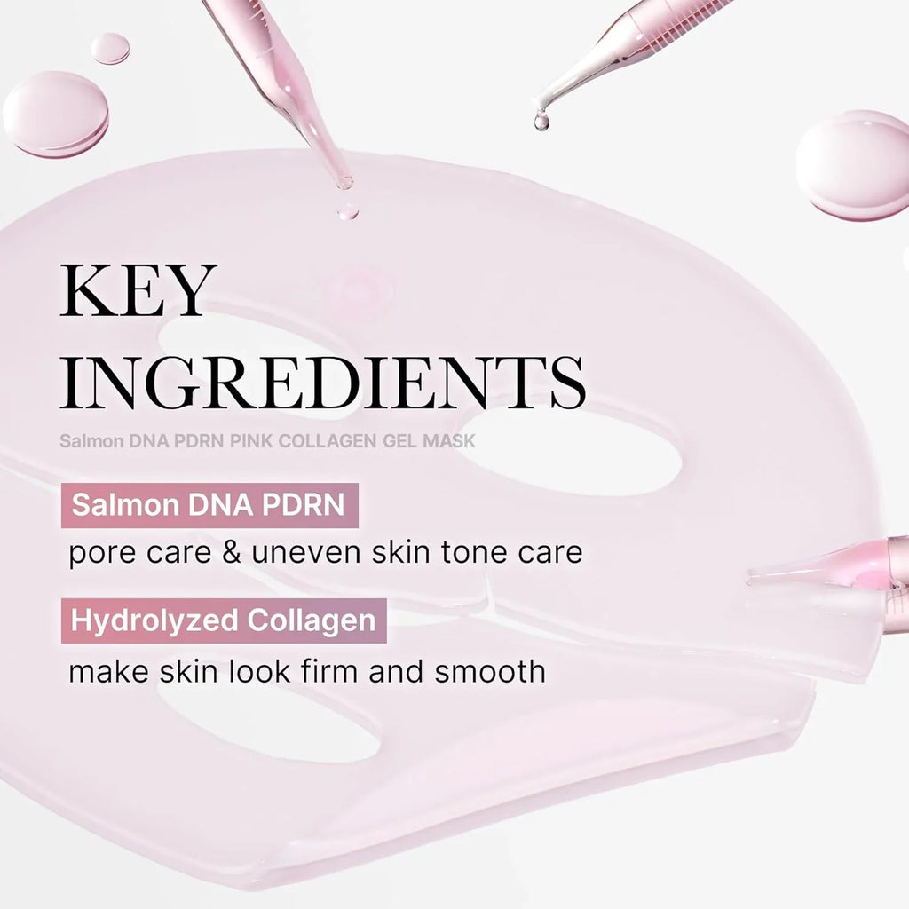 Medicube Salmon DNA PDRN Pink Collagen Gel Mask (4 Pack)