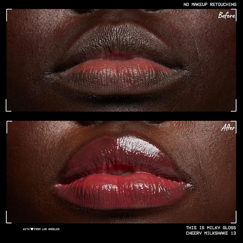 NYX PROFESSIONAL MAKEUP This Is Milky Gloss, Lip Gloss with 12 Hour Hydration, Vegan - Cherry Milkshake (Cherry Pink)