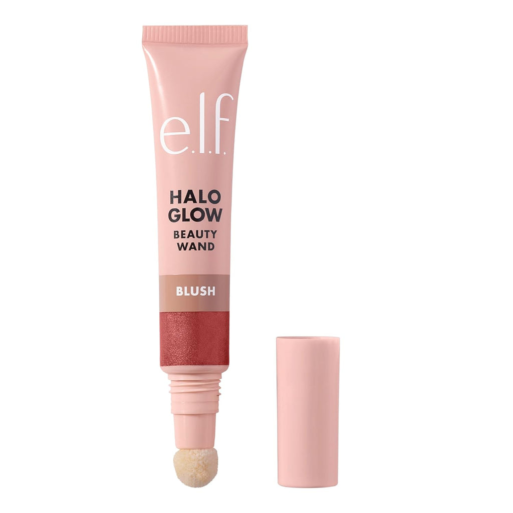 Halo Glow Blush Beauty Wand, Rosé You Slay | Liquid Blush Wand for Radiant, Flushed Cheeks, Infused with Squalane, Vegan & Cruelty-Free
