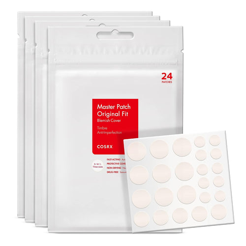 Acne Pimple Patches Absorbing Hydrocolloid Spot, 3 Size (96 Count) | Pimple Stickers for Blemishes and Zits Cover, Absorbs Zits & Blemish, Spot Stickers for Face and Body, Korean Skin Care