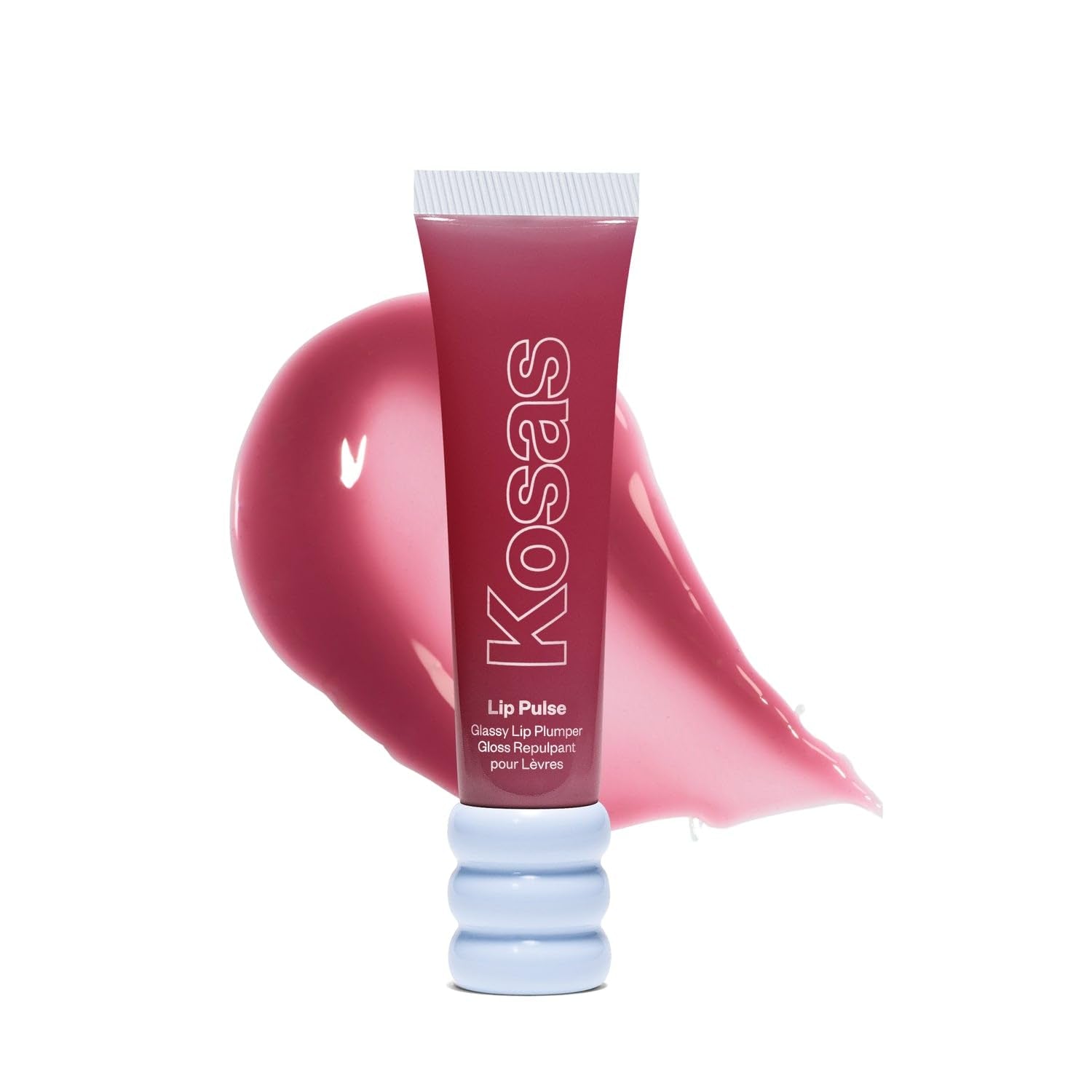 Lip Pulse Lip Plumper Gloss – Non-Sticky Hydrating Lip Gloss with Warming-Cooling Tingle, Mirror Shine Finish, Visibly Fuller Lips, Aftershock