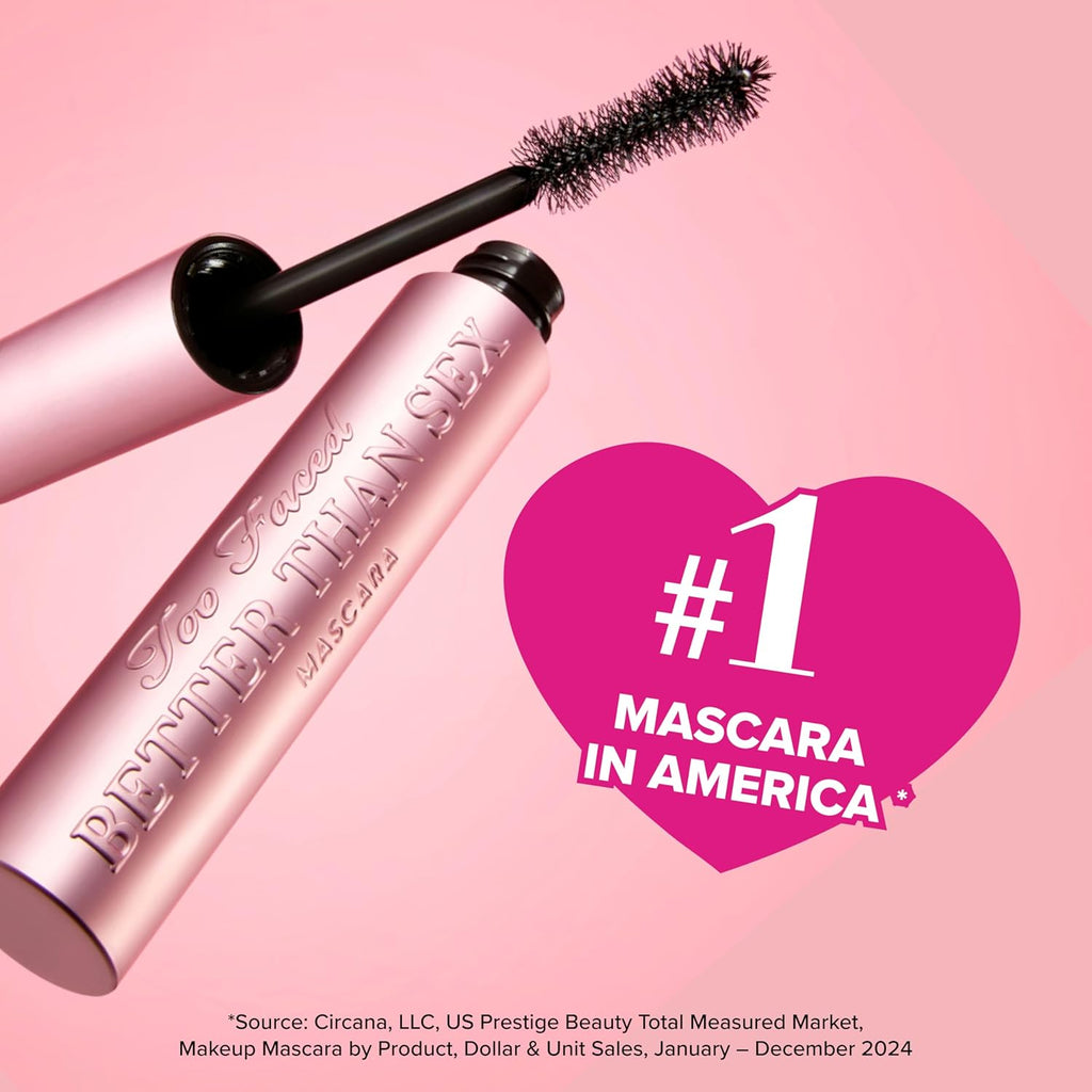 Too Faced Better than Sex Volumizing Mascara | Dramatic Volume + Length | Cruelty Free