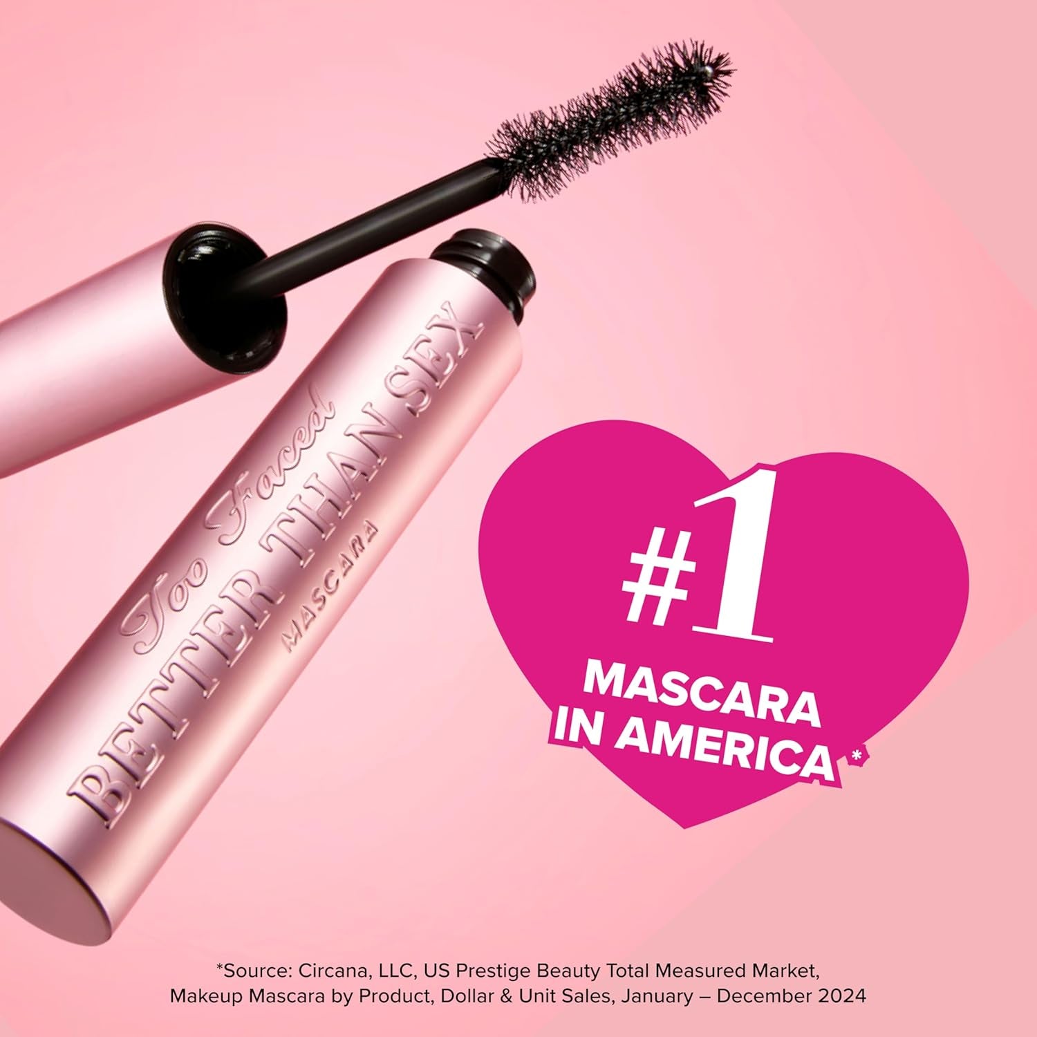 Too Faced Better than Sex Volumizing Mascara | Dramatic Volume + Length | Cruelty Free