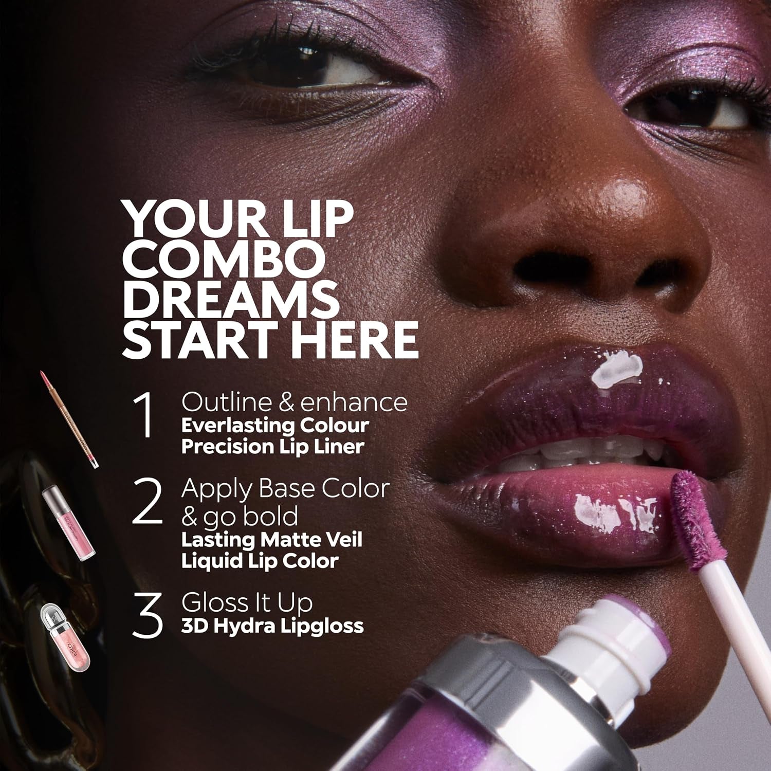 KIKO Milano 3D Hydra Lip Gloss – High Shine, Hydrating, Plumping, Non-Sticky, Moisturizing Lip Makeup