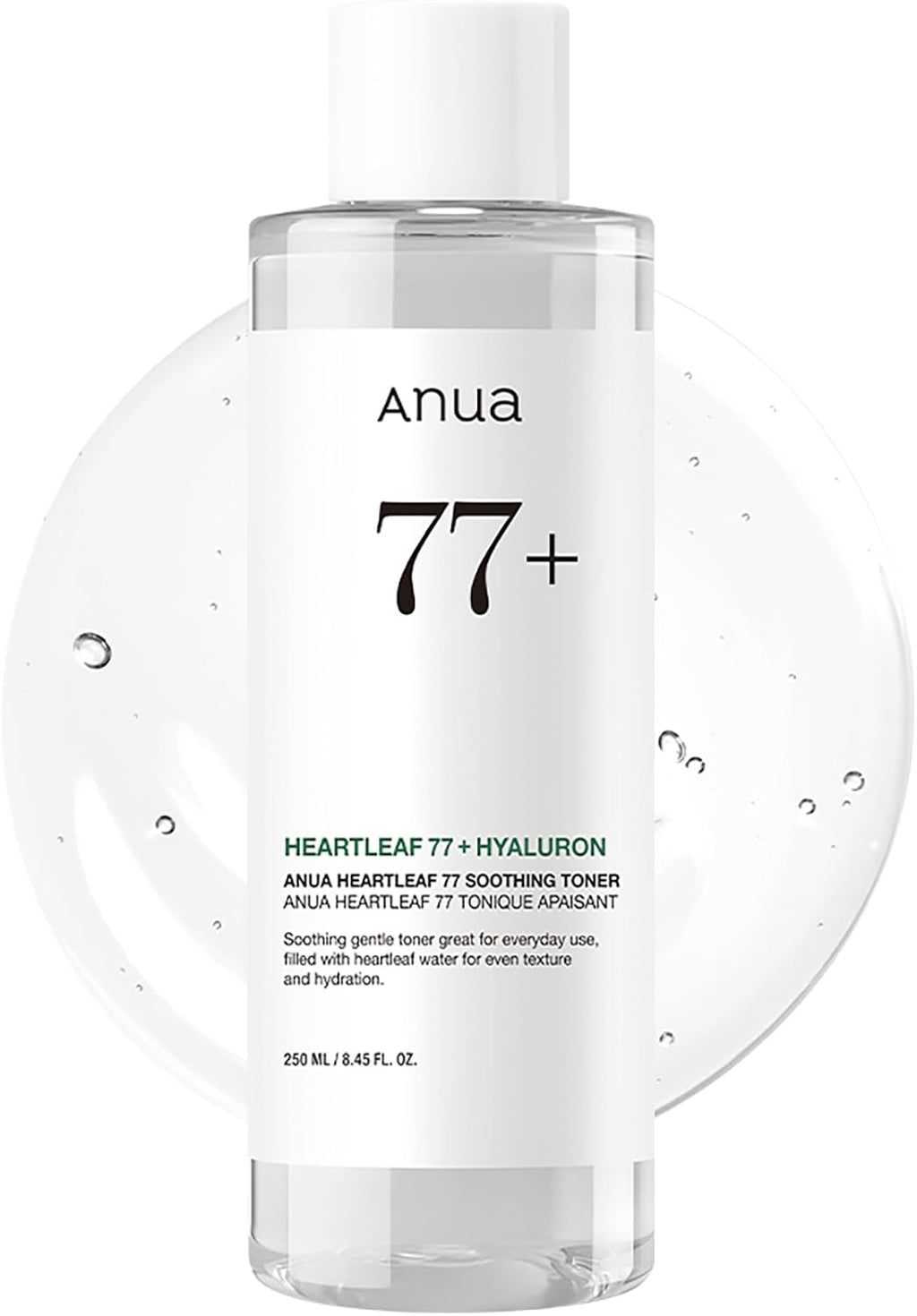 Heartleaf 77 Soothing Toner, 8.45 Fl.Oz | Moisturizing & Calming Facial Toner for Glass Skin, Hyaluronic Acid, Lightweight Hydration for Sensitive Skin, Redness Relief