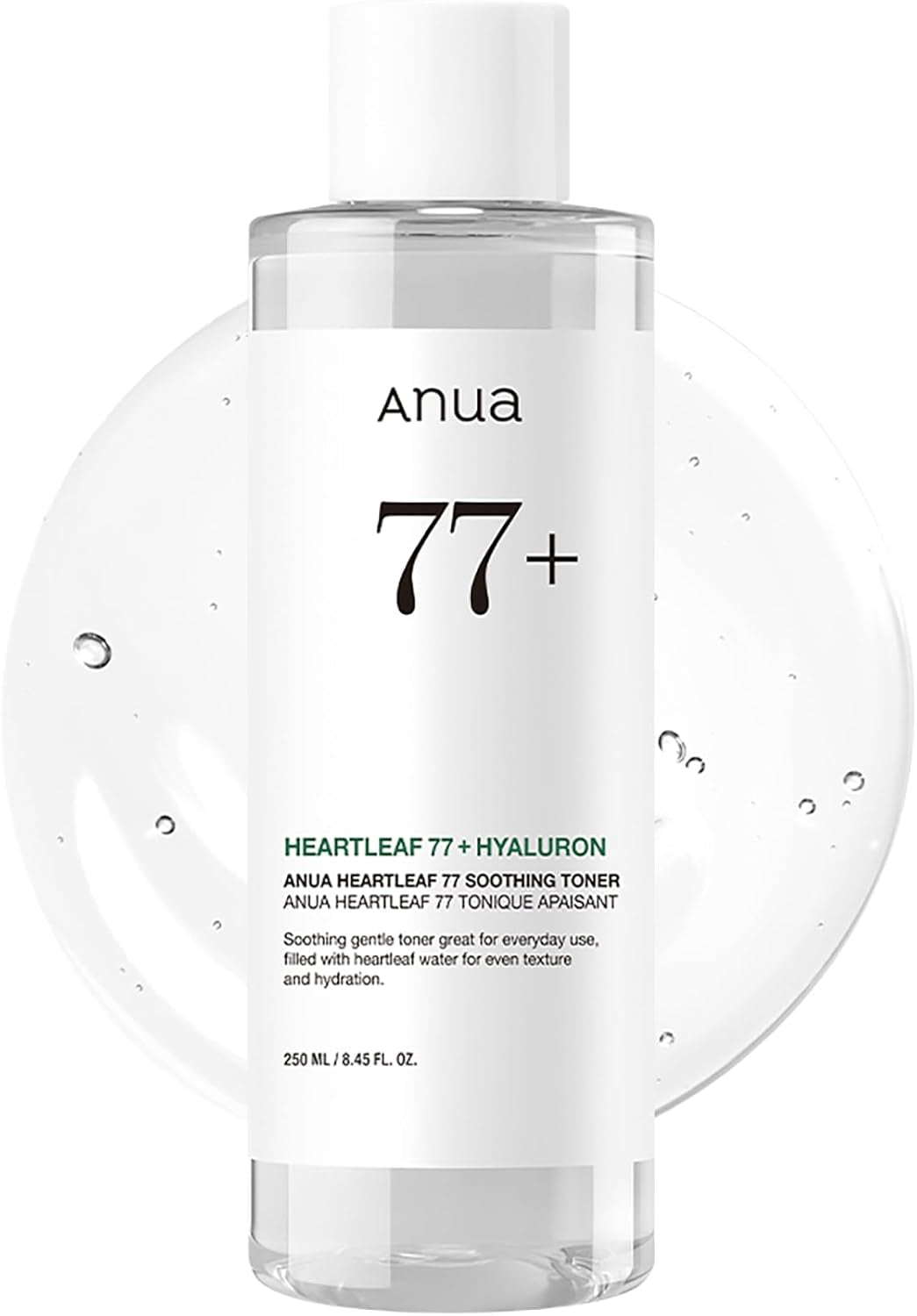 Heartleaf 77 Soothing Toner, 8.45 Fl.Oz | Moisturizing & Calming Facial Toner for Glass Skin, Hyaluronic Acid, Lightweight Hydration for Sensitive Skin, Redness Relief
