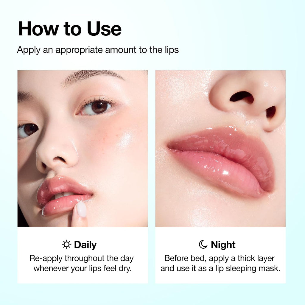 PDRN Lip Serum, 0.33 Fl.Oz | Long-Lasting Hydration for Dry Skin, Non-Sticky Moisturizing Lip Care with Salmon DNA, Hyaluronic Acid & Collagen