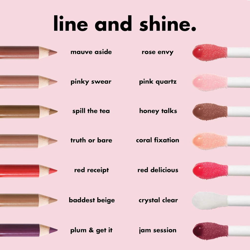 Glow Reviver Lip Oil, Rose Envy | Nourishing Tinted Lip Oil for a High-Shine Finish, Infused with Jojoba Oil, Vegan & Cruelty-Free